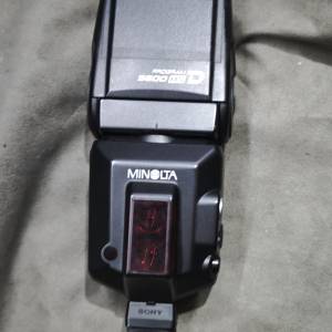 Minolta 美能達 5600 HSD  閃燈 + ADP-MAA 轉接頭  冇盒冇單冇證 功能全正常 送電...
