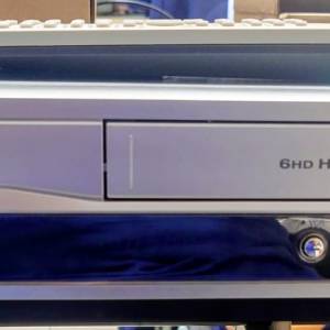 VHS VCR with DVD Player