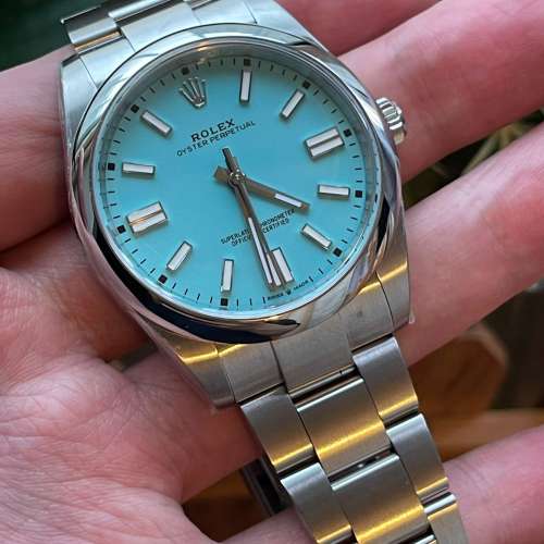 Rolex 124300 Tiffany Blue OP 41mm