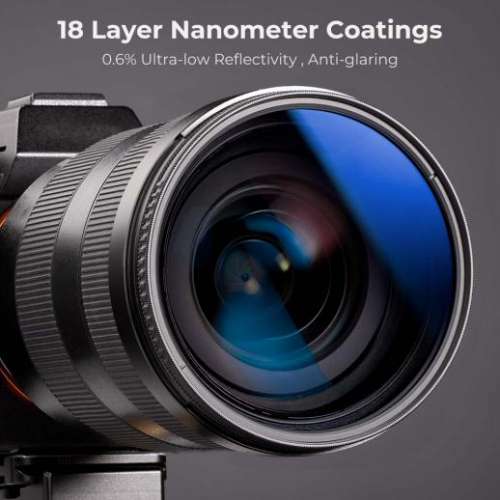 K&F Concept Nano-K Optical Glass Circular Polarizer CPL Filter (40.5mm)