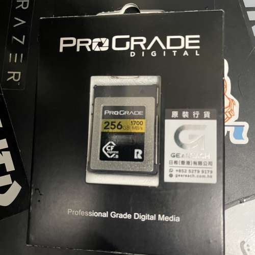 Prograde 256GB CFexpress 2.0 Type B Gold 記憶卡