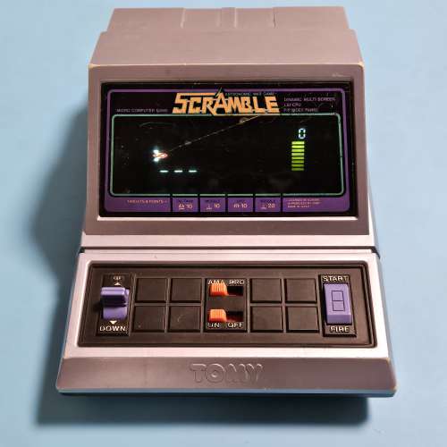 1980's TOMY SCRAMBLE 電子遊戲機