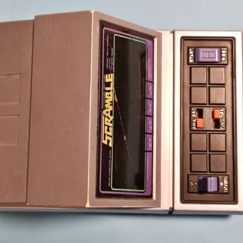 1980's TOMY SCRAMBLE 電子遊戲機