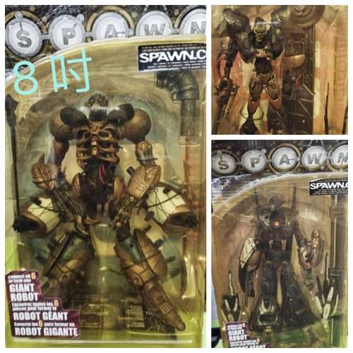 全新8吋再生俠大機械人玩具模型New 8 inches mcfarlane spawn robot toy figure
