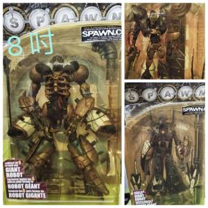 全新8吋再生俠大機械人玩具模型New 8 inches mcfarlane spawn robot toy figure
