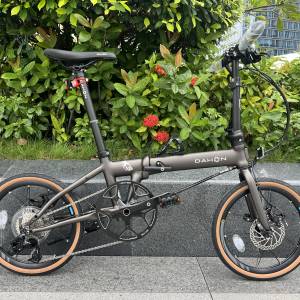 (車架平焊豬鼻版 內摺頭柱) DAHON K3 PLUS MINI 9速 16吋349 碟剎 鋁合金 折叠車 送...