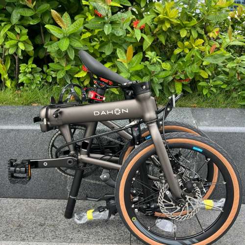 (車架平焊豬鼻版 內摺頭柱) DAHON K3 PLUS MINI 9速 16吋349 碟剎 鋁合金 折叠車 送...