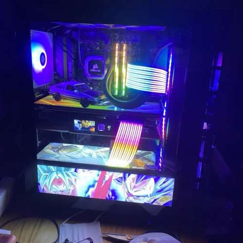 高階RGB電競 Xeon® E5 八核心十六線程遊戲電腦主機，512G SSD固態硬碟 ，暢打各種...