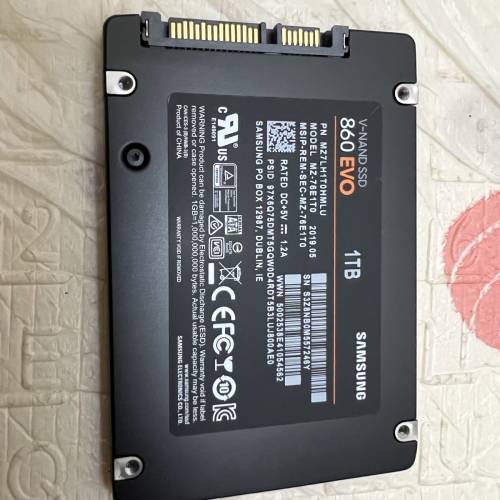 SAMSUNG三星860EVO 1TB
