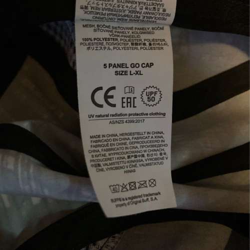 Buff 5 Panel Go Cap 帽 Trail Running hiking Run Tri 三鐵 越野 跑步 跑山 路跑 行...