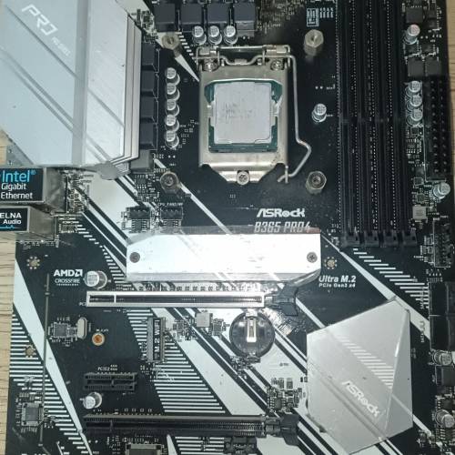 I7 8700 + Asrock B365 Pro4 + cooler master