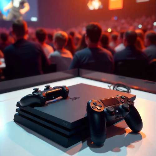 全新Sony PlayStation 4 / PS4 Pro 1TB 4K HDR Jet Black 主機+隨機附送一隻正版GAME