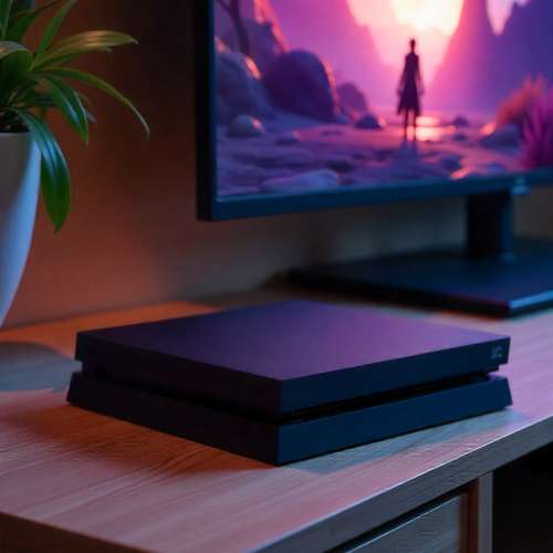 全新Sony PlayStation 4 / PS4 Pro 1TB 4K HDR Jet Black 主機+隨機附送一隻正版GAME