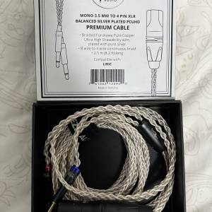 Meze Liric Cable 升級線3.5mm x 4 pin XLR