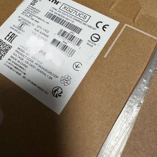 全新 行貨 未開盒 有保養 Asus ROG ❗️27吋 4K 160Hz 電競 XG27UCS not msi samsu...