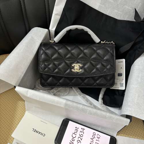 Chanel Logo手提 Woc風琴包