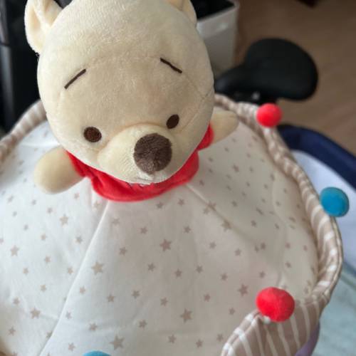 $200迪士尼床鈴嬰兒可旋轉布藝新生兒寶寶安撫玩具床挂件床頭音樂搖鈴藍牙遠程連接