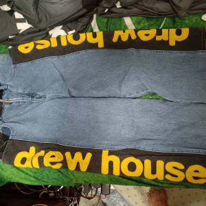 正品Drew House wide leg Jean