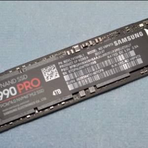 Samsung 990 Pro Series 4TB m.2 PCIe NVMe 4.0 x4 990Pro SSD