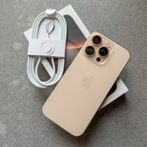 電池100%  Apple iPhone 16 Pro 256gb 金色 港版 行貨 全套配件 gold 256 gb 16pro
