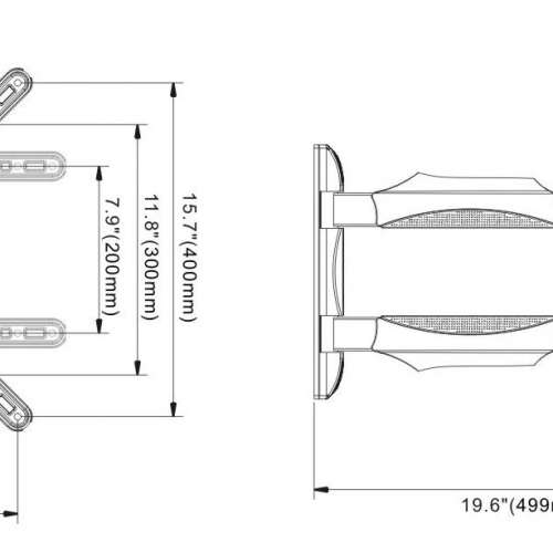 NB-P4 掛牆電視架