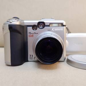 Canon PowerShot G6 新淨佳能1/1.8"大CCD相機 Travel CCD Camera 等效35-140mm 有...