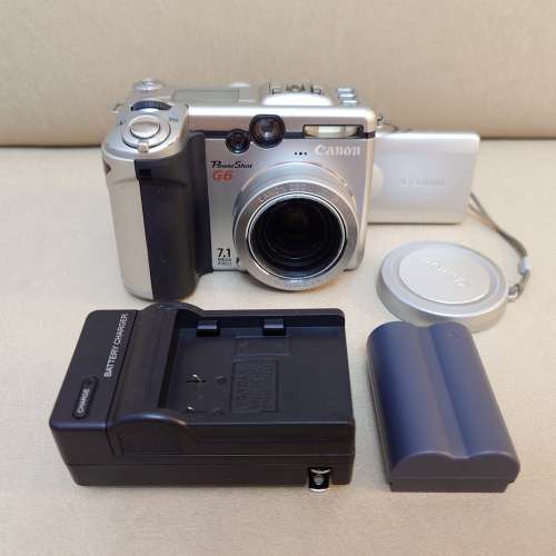 Canon PowerShot G6 新淨佳能1/1.8"大CCD相機 Travel CCD Camera 等效35-140mm 有...
