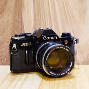 Canon AE-1 菲林相機 新手 入門 連55mm f/1.2超大光圈鏡頭