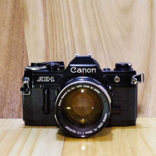 Canon AE-1 菲林相機 新手 入門 連55mm f/1.2超大光圈鏡頭