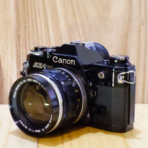 Canon AE-1 菲林相機 新手 入門 連55mm f/1.2超大光圈鏡頭
