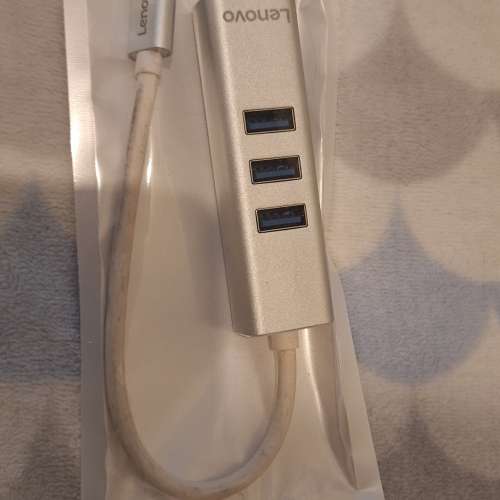 聯想usb網路線轉換器有線網卡口type-c擴充座macbook pro蘋果電腦轉網口擴充器mac筆...