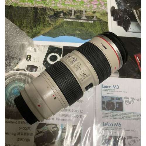 Repair Cost Checking For Canon EF 70-200mm f/2.8 L IS Lens Cleaning