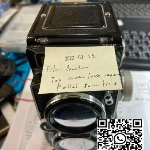 Repair Cost Checking For Rolleiflex Camera Crash Shutter Repair and Lens Clean