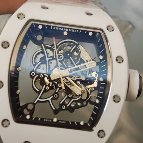 理查德米勒055白陶瓷，黑金限定