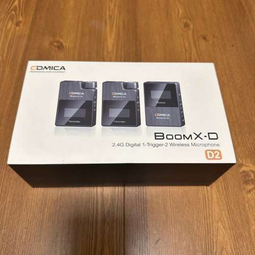 (原價$1,899) 全新未開 Comica BoomX-D 2.4g Digital Wireless Microphone D2 一拖...