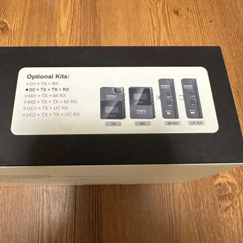 (原價$1,899) 全新未開 Comica BoomX-D 2.4g Digital Wireless Microphone D2 一拖...