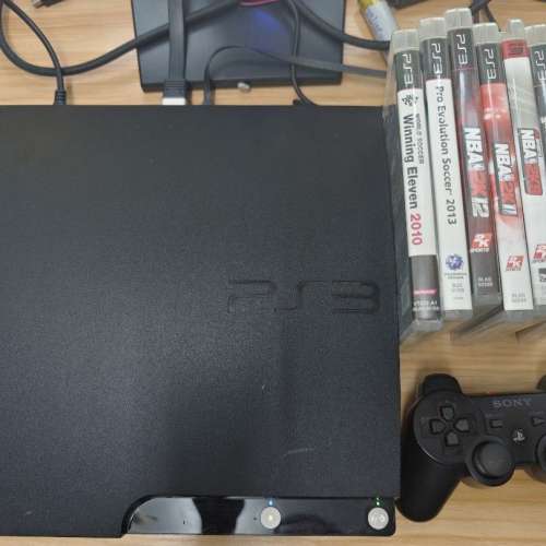 Sony PlayStation 3 遊戲機 手制 遊戲 hdmi 電源線 已破解ps3