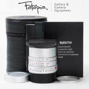 || Leica Summicron-M 35mm F2 ASPH II - Silver / 11674 with document ||