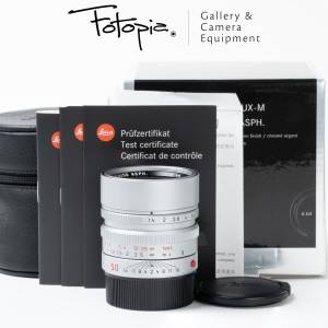 || Leica Summilux-M 50mm F1.4 ASPH - Silver / 11892 with full packing ||