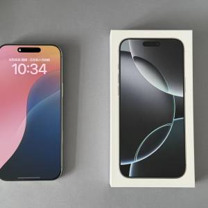 99%新 Apple iPhone 16 Pro Max 白色 256gb 版本