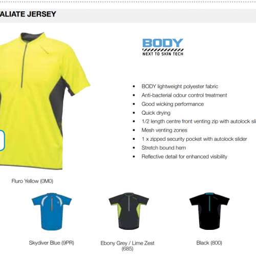 Dare2B Retaliate Jersey Multisport 騎行 公路 單車 跑步 行山 road bike run tra...