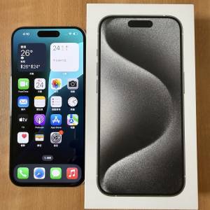 香港行貨Apple iPhone 15 Pro 256gb