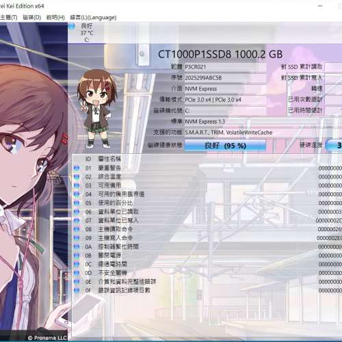 Crucial P1 M.2 2280 SSD 1TB (CT1000P1SSD8)