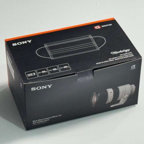 Sony Maskology Alpha G master 鏡頭口罩