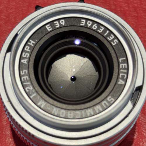 Leica Summicron-M 35mm f2 ASPH. V1 silver brass lens with packing 11882