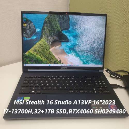 MSI Stealth 16 Studio A13VF 16吋 (2023) (240Hz, i7-13700H, 32GB+1TB SSD, RTX4...