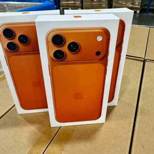 iPhone 17 pro max 256gb Orange [ sealed, unopened ] last few stock 全新未開封