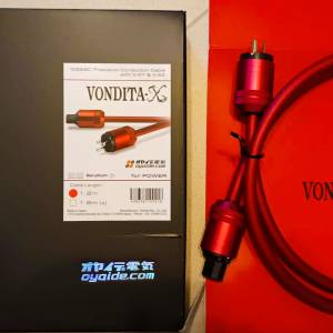 Oyaide Vondita-X 最新旗艦電源線 1.8M長(有單有盒)極新,配15A美式头95%新(同新無分...