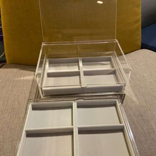 💎 Acrylic Accessory Holder, Box & Organizers Jewelry 26x17x10cm USED 飾品收...