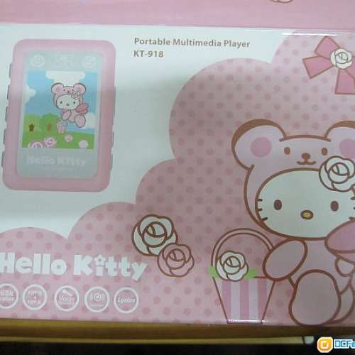 珍藏粉紅色Hello Kitty Mp3+video player (全新)